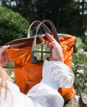 Load image into Gallery viewer, Keyring Flower Press - Greens &amp; Yellows
