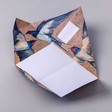 Load image into Gallery viewer, Golden Flight Pigeon, Folding Letter Set – Pack of 6 Letters
