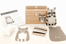 Load image into Gallery viewer, Raccoon Embroidery Kit

