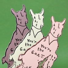 Load image into Gallery viewer, GOAT Bookmark: Dusty Pink
