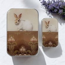 Load image into Gallery viewer, Sweet White Bunny Notions Tin: Large

