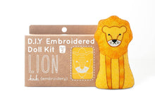 Load image into Gallery viewer, Lion Embroidery Kit
