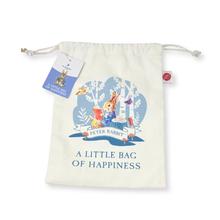 Load image into Gallery viewer, Peter Rabbit 'Bag of Happiness' Drawstring Bag
