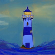 Load image into Gallery viewer, Lighthouse Bookmark: Duck Egg
