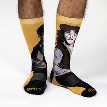 Load image into Gallery viewer, Men's The Princess Bride, Westley &amp; Inigo Montoya Socks: Shoe Size 8-13
