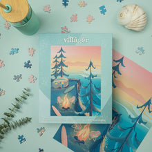 Load image into Gallery viewer, Coastal Camping 1000-Piece Puzzle | Designed in BC Canada
