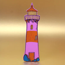 Load image into Gallery viewer, Lighthouse Bookmark: Peach
