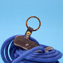 Load image into Gallery viewer, Humpback Whale Key Fob: Cornflower
