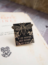 Load image into Gallery viewer, Shakespeare Wasp Pin
