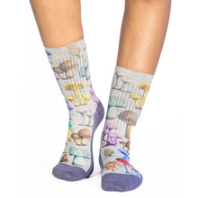 Load image into Gallery viewer, Women's Morphology of Mushrooms Socks: Shoe Size 5-9
