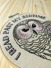 Load image into Gallery viewer, I Read Past My Bedtime Complete Embroidery Kit
