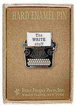Load image into Gallery viewer, Typewriter Enamel Pin
