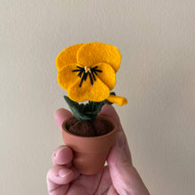 Load image into Gallery viewer, Pansy Felt Forever Flower: All Purple
