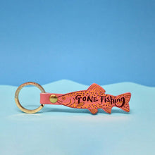 Load image into Gallery viewer, Gone Fishing Key Fob: Green
