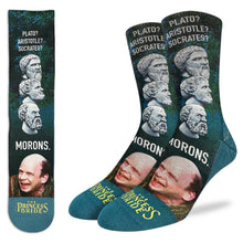 Load image into Gallery viewer, Men's The Princess Bride, Morons Socks: Shoe Size 8-13
