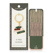 Load image into Gallery viewer, Book-Lover's Keychain &amp; Bookmark - Classic
