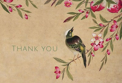 Peach Blossoms Thank You Notes