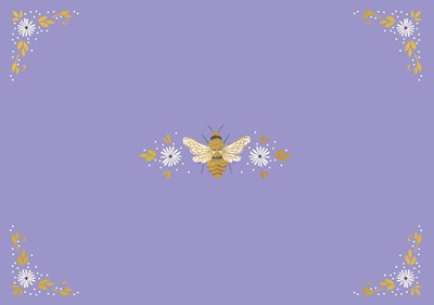 Florentine Bees Note Cards
