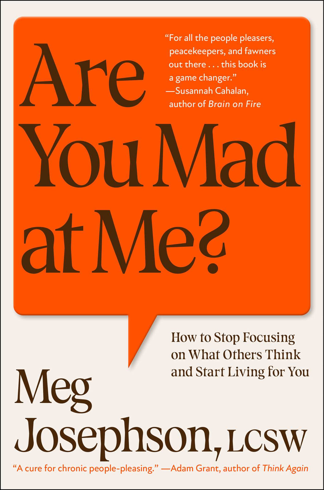 Are You Mad at Me?