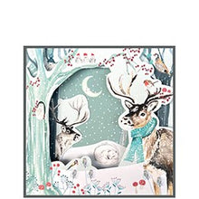 Load image into Gallery viewer, Foldout Reindeer Christmas Card
