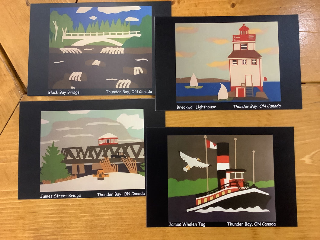 Thunder Bay Postcard Pack Of 4