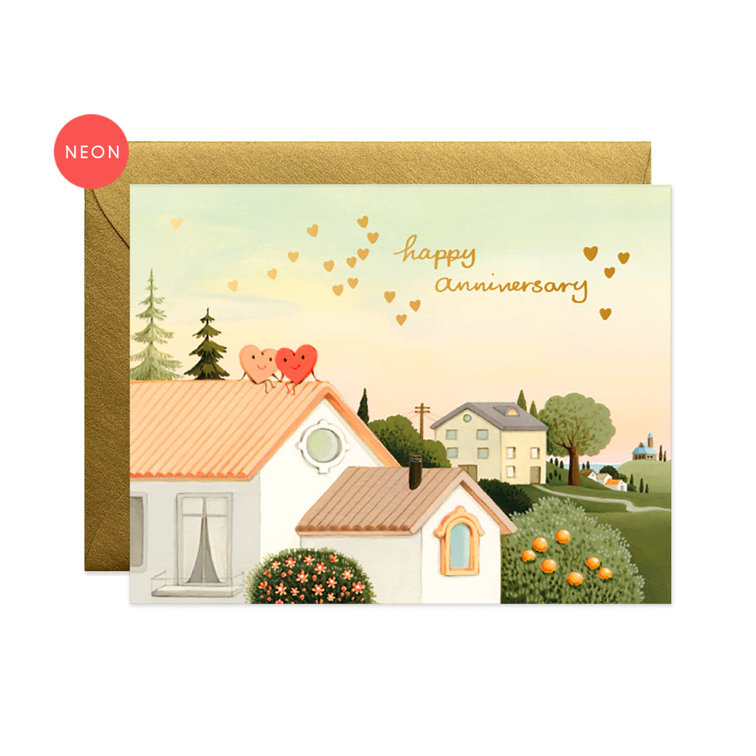 Anniversary Hearts Card