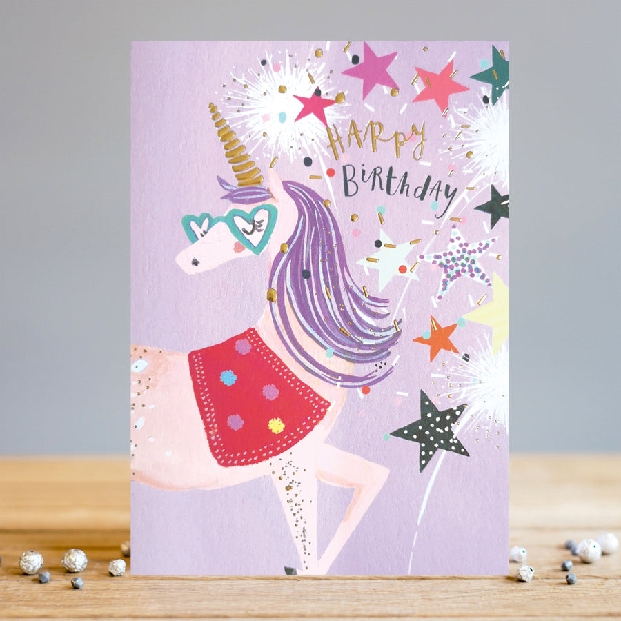 Happy Birthday Unicorn Card