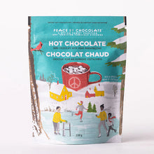 Load image into Gallery viewer, Premium Instant Dark Hot Chocolate with Marshmallows 150 g - Peace by Chocolate
