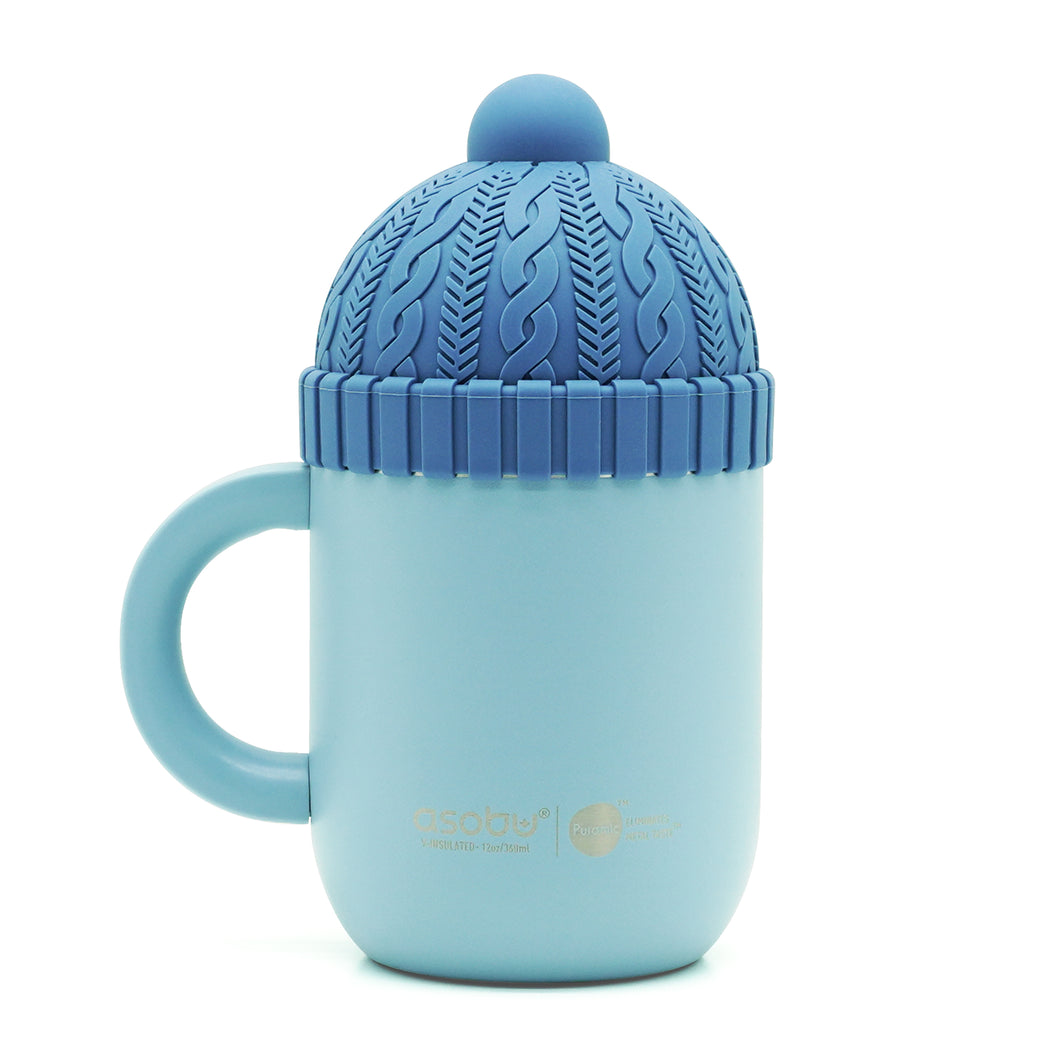 Happy Hats Mug Blue 12 oz