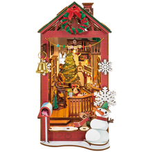 Load image into Gallery viewer, Christmas Indoor Scene Book Nook
