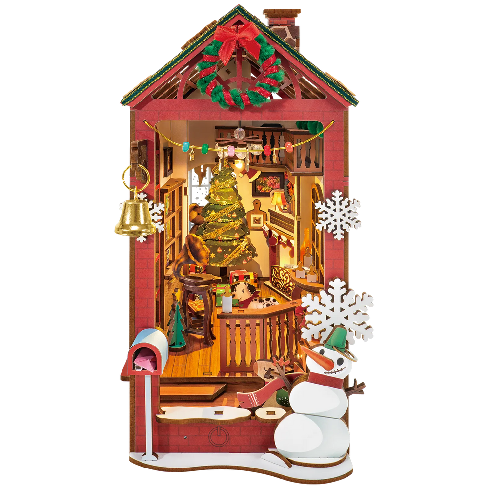 Christmas Indoor Scene Book Nook