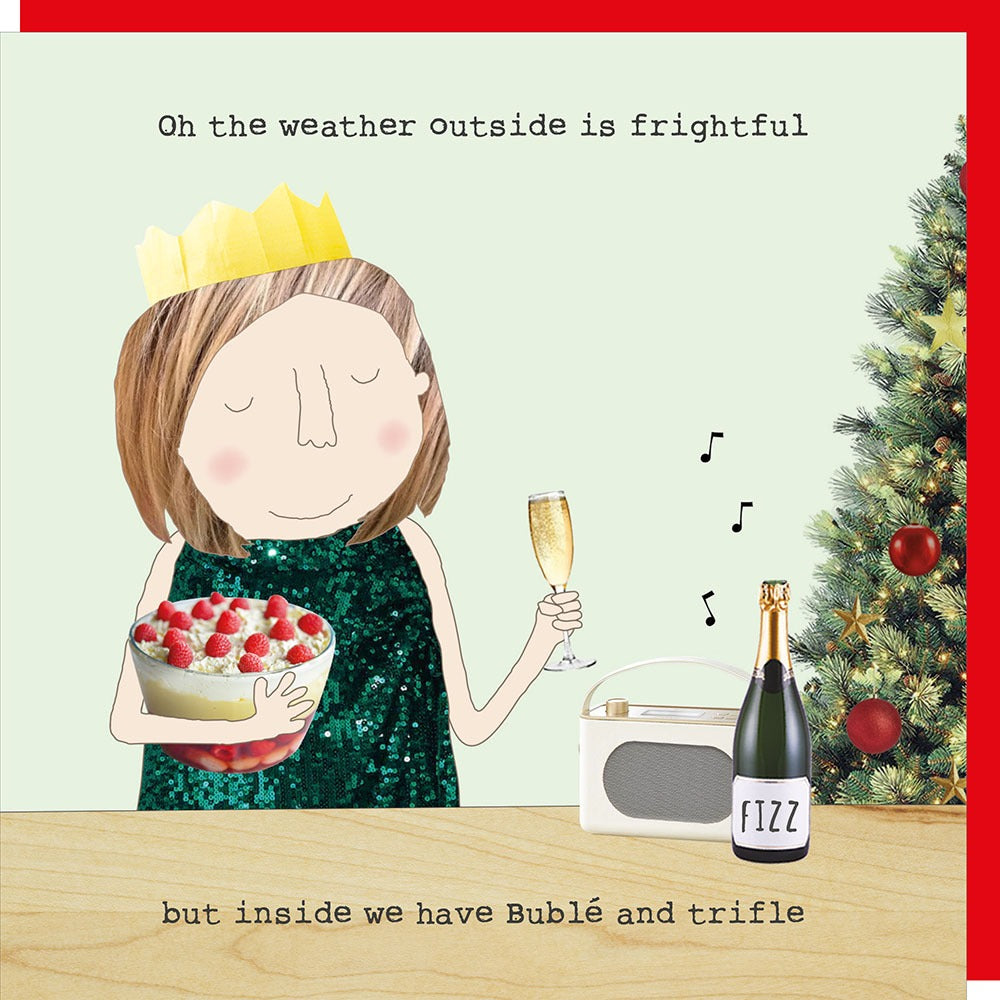 Bublé and Trifle Christmas Card