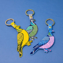Load image into Gallery viewer, Feral Pigeon Key Fob: Cornflower
