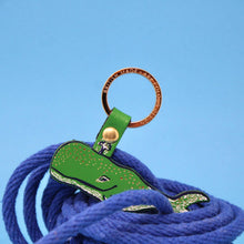 Load image into Gallery viewer, Humpback Whale Key Fob: Cornflower
