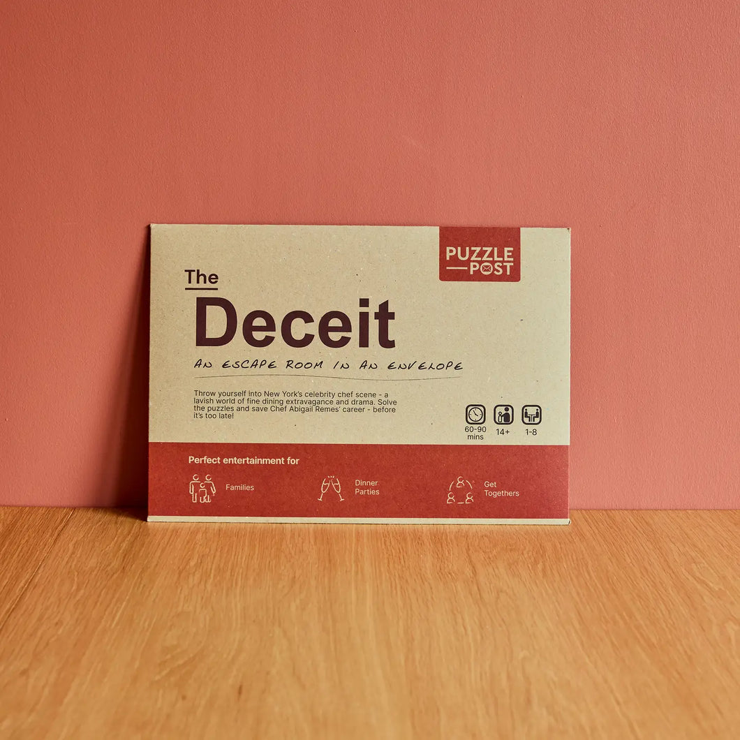 The Deceit: An Escape Room in an Envelope