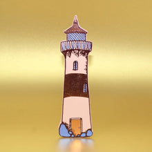 Load image into Gallery viewer, Lighthouse Bookmark: Peach
