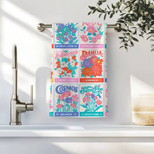 Load image into Gallery viewer, Vintage Seed Packets Cotton Tea Towel

