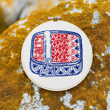 Load image into Gallery viewer, Sardines Complete Embroidery Kit
