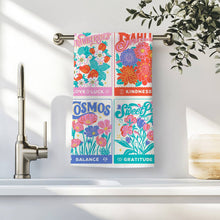 Load image into Gallery viewer, Vintage Seed Packets Cotton Tea Towel
