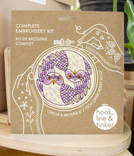 Load image into Gallery viewer, Burrowing Owls Complete Embroidery Kit
