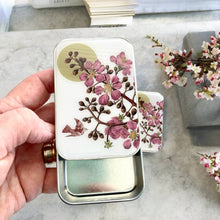 Load image into Gallery viewer, Cherry Blossom &amp; Swallow Notions Tin: Small
