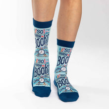 Load image into Gallery viewer, Women's So Many Book So Little Time Socks: Shoe Size 5-9
