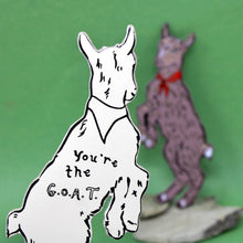 Load image into Gallery viewer, GOAT Bookmark: Dusty Pink
