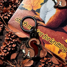 Load image into Gallery viewer, Purl the Squirrel Stitch Marker
