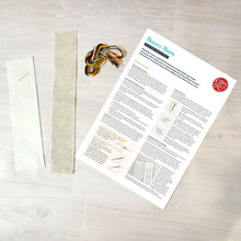Load image into Gallery viewer, Buzzy Bees Cross Stitch Bookmark Kit
