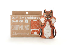Load image into Gallery viewer, Chipmunk Embroidery Kit
