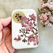 Load image into Gallery viewer, Cherry Blossom &amp; Swallow Notions Tin: Small
