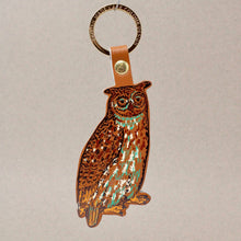 Load image into Gallery viewer, Nocturnal Owl Key Fob: Pale Pink

