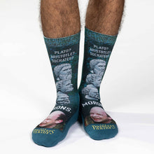 Load image into Gallery viewer, Men's The Princess Bride, Morons Socks: Shoe Size 8-13
