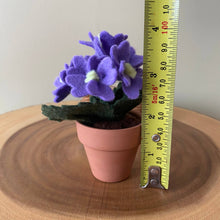 Load image into Gallery viewer, Primrose Felt Forever Flower (February Birth Month Flower): Purple
